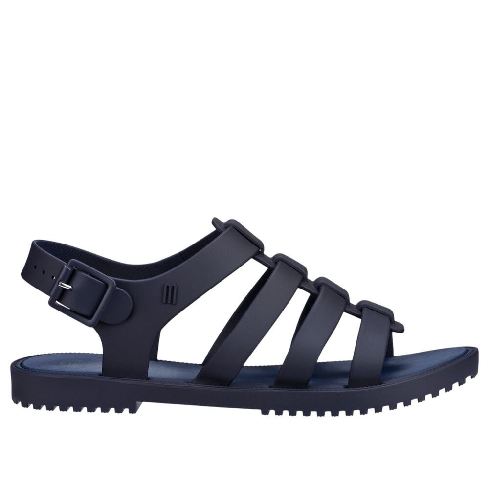 Melissa Jelly Gladiator Sandals‎ Navy Blue Women's Size 39 40 US 10